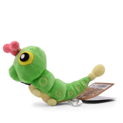 Caterpillar Green Plush Toy, Stuffed Animal, All Star Collection, 5-Inch Birthday Gift for Kids Boys & Girls, Decor