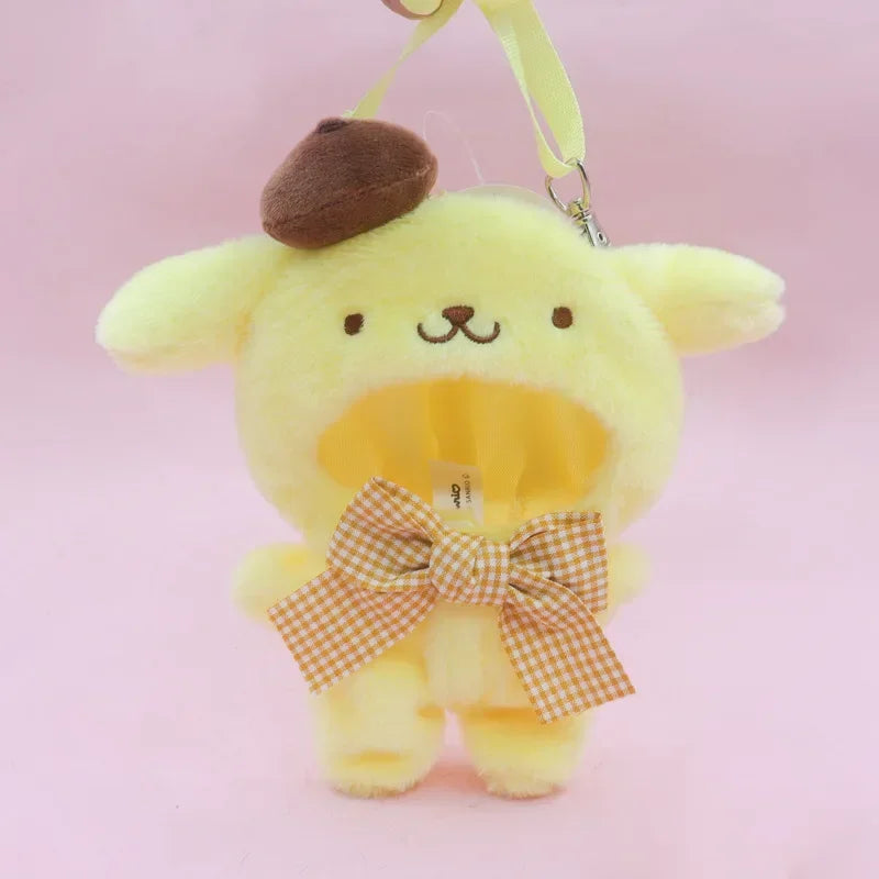 Sanrio Plush Doll Clothes — Kawaii Hello Kitty, Kuromi, Melody & Cinnamoroll Outfit for Labubu Plush Gift