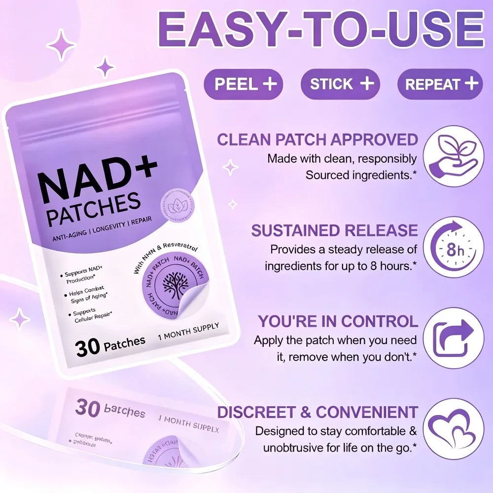 30-Piece Weight Management Patches - Easy-Use Body Care Stickers
