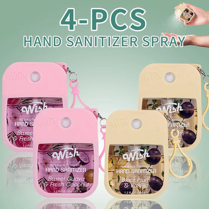 Moisturizing Hand Sanitizer Spray - Coconut, Watermelon, Cucumber & Cherry Blossom Scented Hand Cleaning Mist