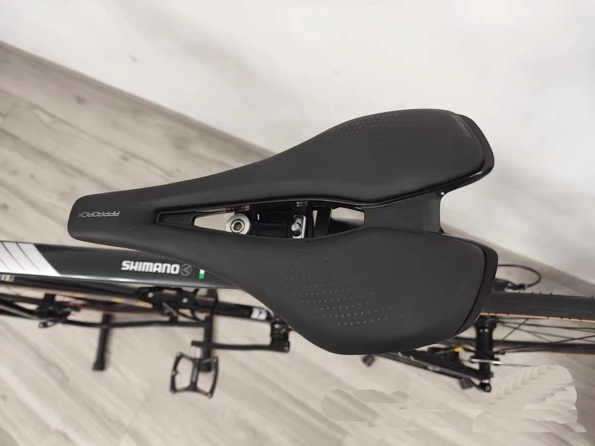 GIANT Approach Gel Saddle — Comfort Bike Seat with Vent for Road & MTB, Fits UNICLIP