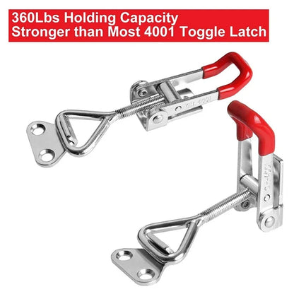 2/4/8/10Pcs Adjustable Toolbox Case - Metal Toggle Latch Clasp, Quick Release Clamp & Anti-Slip Push-Pull Toggle Clamp Tools