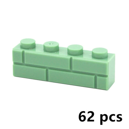 DIY Building Block Wall Figures Bricks - 1x2, 1x3 & 1x4 Small Construction Bricks for Creative Building & Educational Play