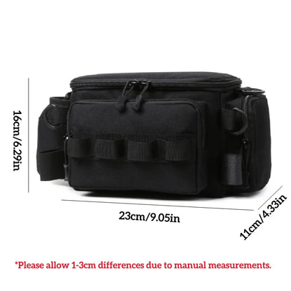 Fishing Tackle Bags Waist Fanny Pack – Utility Storage for Fishing Lures, Line Box | Outdoor Camping Shoulder Crossbody Bag