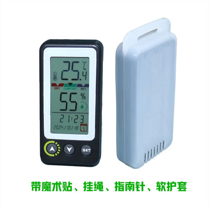 WELLINK Mini LCD Thermometer Hygrometer - Digital Indoor Temperature & Humidity Monitor Sensor