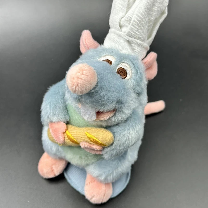 Anime Ratatouille Chef Remy Magnetic Plush Toy - Cute Room Decor, Shoulder Doll, Headband Accessory & Birthday Gift