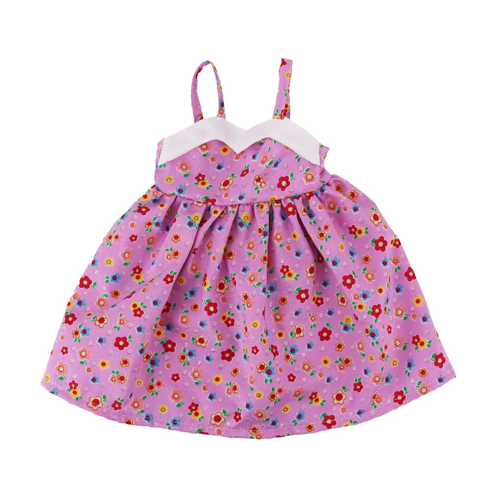 18-Inch Doll Nightdress Outfit — Purple Series Clothes for American & 43CM Baby Dolls, Our Generation Doll Gift