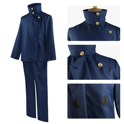 Jujutsu Kaisen Cosplay Costume - Yuji Itadori, Toge Inumaki & Megumi Fushiguro Uniform with Pants for Anime Conventions