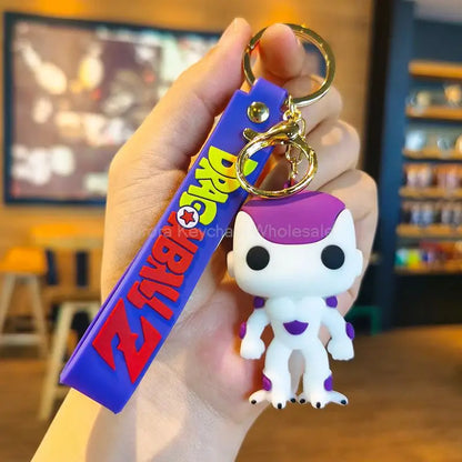 Kawaii Dragon Ball Z Keychain – Super Saiyan Goku, Bulma, Broly, Piccolo & Majin Buu Car Pendant Toy Gift