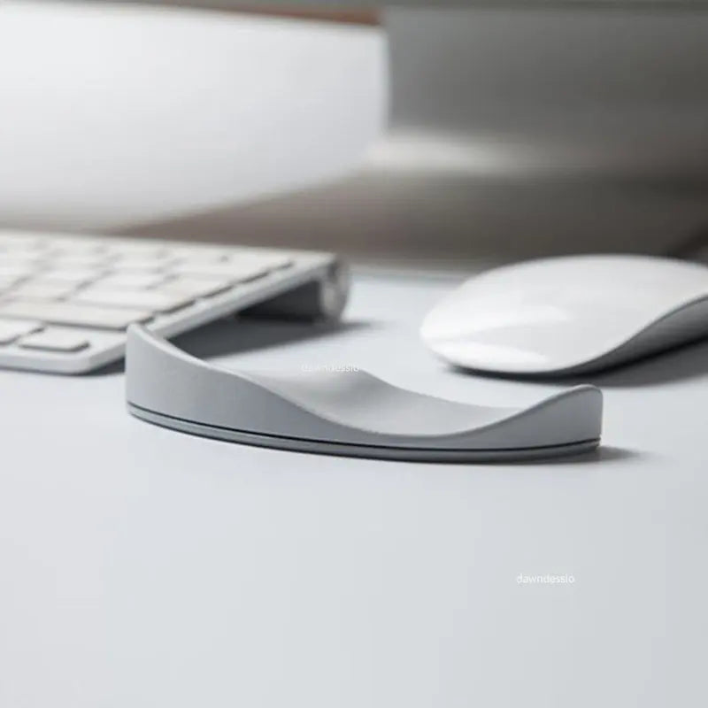 Ergonomic Silicon Gel Mouse Pad with Wrist Support – Non-Slip Streamline Mat for Office & Gaming PC