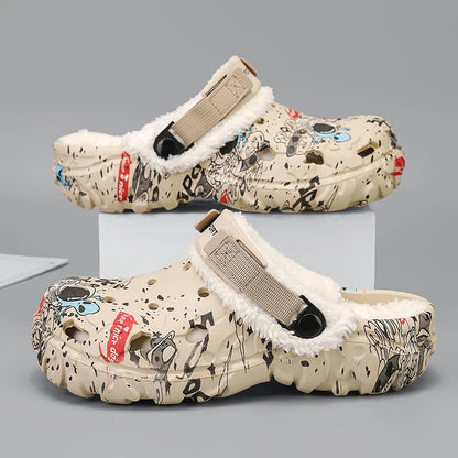 Men’s & Women’s Winter Slippers – Soft Plush Indoor, Non-Slip Removable Sandals, Big Size 47