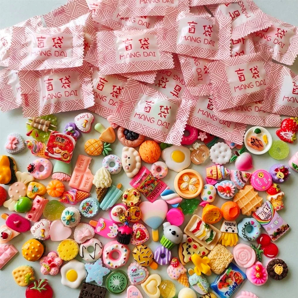 Mini Food & Beverage Blind Box – 5/20/40pcs Creative Kitchen Decor Toys & Party Gifts for Kids