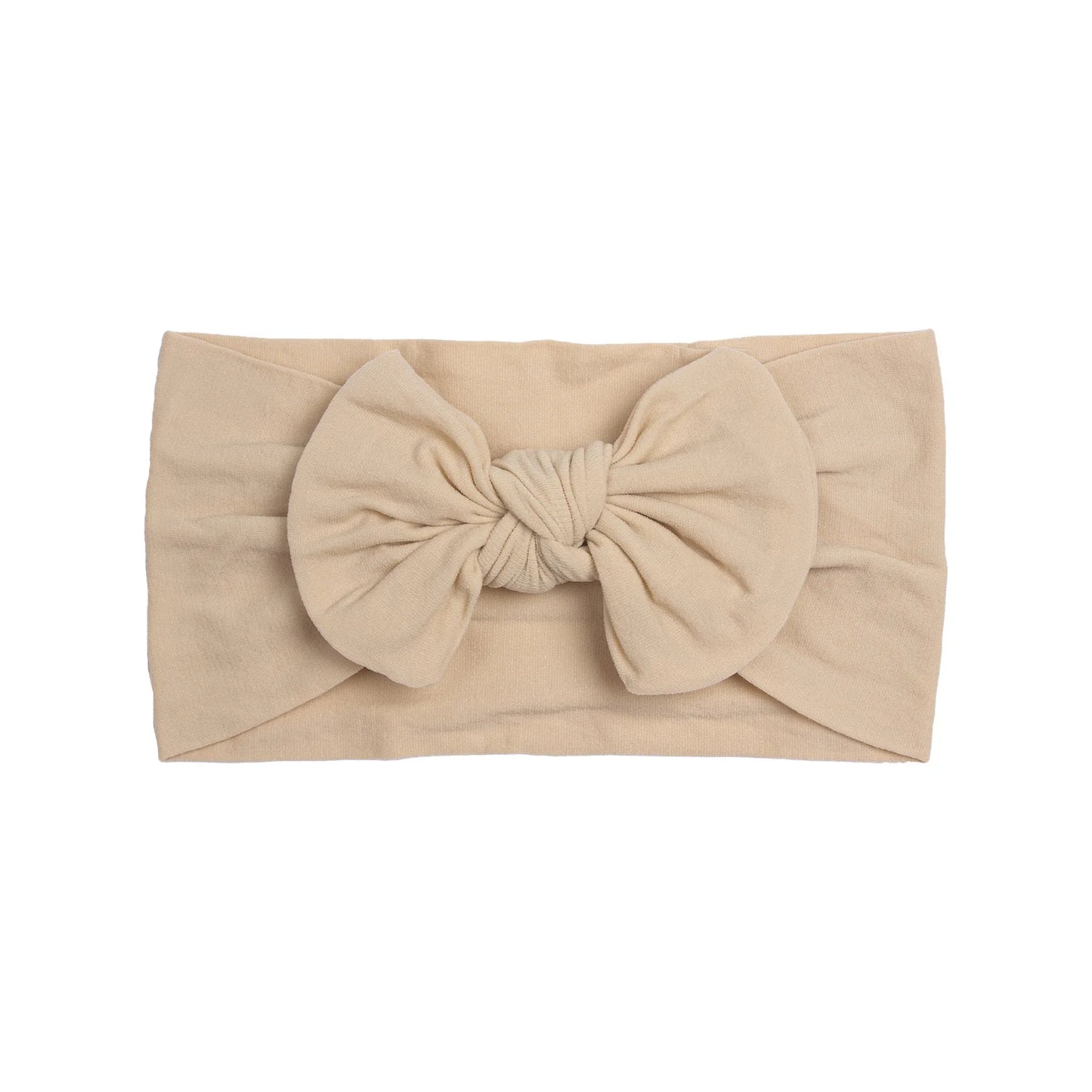 Baby Girls Rabbit Ear Bow Headband – Soft Knot Hairband for Newborns, Infants & Toddlers Photo Props
