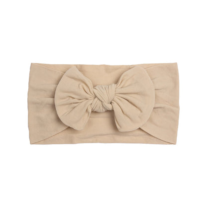 Baby Girls Rabbit Ear Bow Headband – Soft Knot Hairband for Newborns, Infants & Toddlers Photo Props