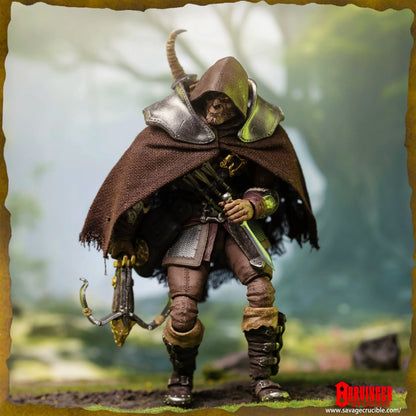 1/12 7-Inch Savage Crucible Action Figure — Harbinger Studios Wave 2 Jaeger Nashom Krieger Whoman Barbarian Anime Collectible Gift