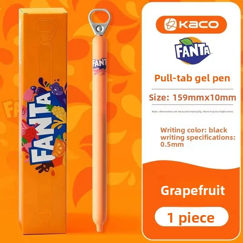 KACO Lingyue Pull-Tab Gel Pens - Multi-Color Quick-Dry Smooth Writing Stationery Collection