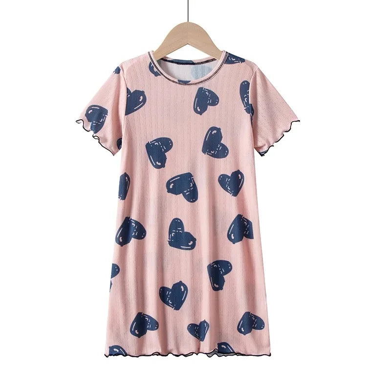 Mom & Daughter Summer Nightgowns - Matching Family Pajamas & Girls Sleepwear Dresses