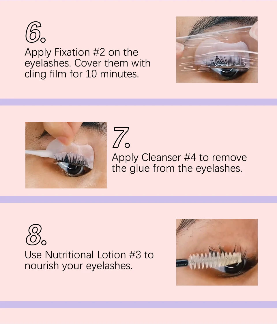 New Lash Lift Kit – Long-Lasting Eyelash Perming Lotion, Fixation Glue, Curly Lash Treatment, Professional Beauty Kit for Salon & Home Use