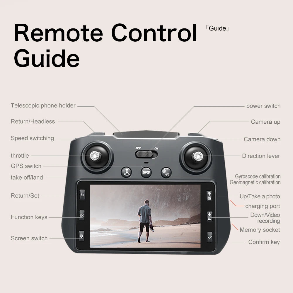 New XT808 Folding Drone – 5G Optical Flow GPS, WIFI Transmission, Professional Aerial Camera Quadcopter Toy Gift