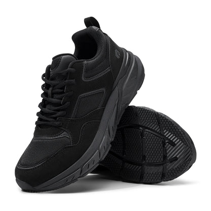 FitVille Wide Width Men’s Walking Shoes – Arch Support Sneakers for Flat Feet, Heel Pain & Plantar Fasciitis Relief