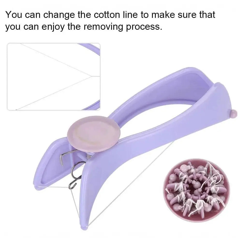 Facial Hair Removal Tool – Gentle Threading Epilator for Face, Upper Lip and Arms