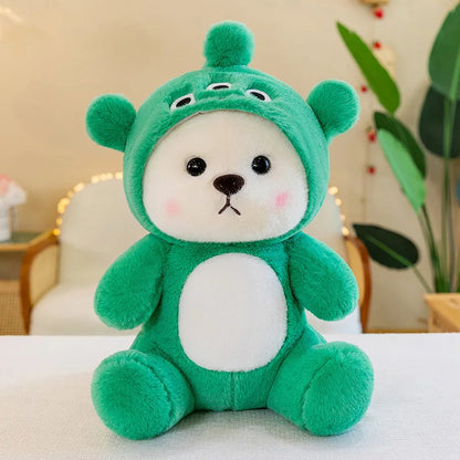 30cm Cute Bear-to-Disney Stitch Plush Toy – Soft Stuffed Cartoon Animal Doll, Perfect Birthday & Christmas Gift
