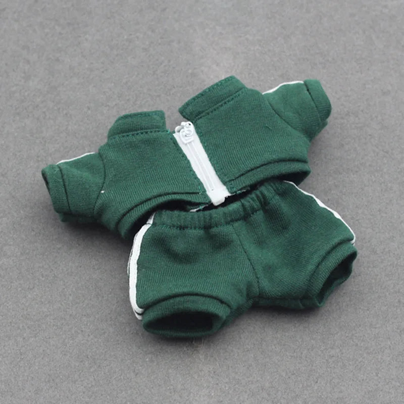 Fashion Sports Outfit for 15cm/17cm Labubu Dolls – Peaked Cap Suit Ropa Labubu Doll Clothes Accessories