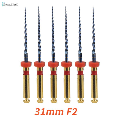 Dental SX-F3 Blue Nitinol Rotary Files – Endodontic Root Canal Engine Tool for Dentistry