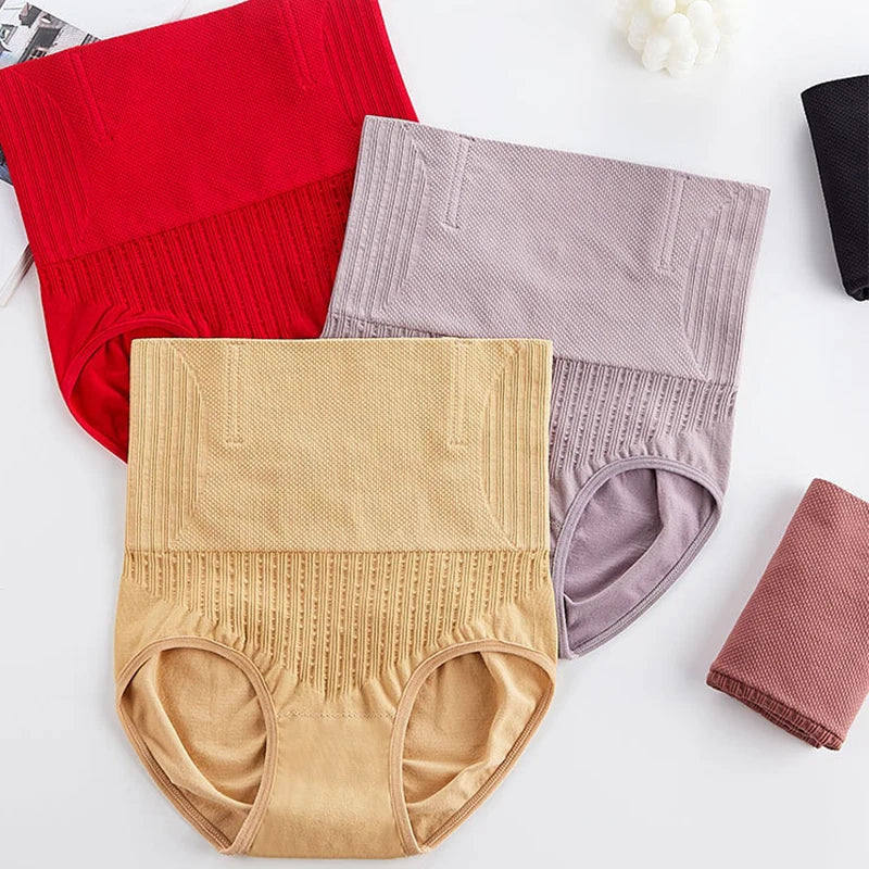 Belly Slimming Panties - High Waist Waist Trainer Body Shaper for Women, Tummy Control Butt Lifter Underwear, Postpartum Shapewear Pants