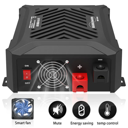 DATOU BOSS Pure Sine Wave Inverter — 12V/24V to 220V, 1200W-2300W, Peak 4000W