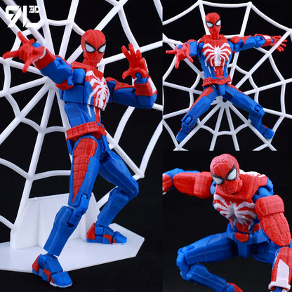 9L3D Superman & Batman Action Figures – Multi-Jointed Poseable LUCKY13 Titan13 Collectible Hero Toys