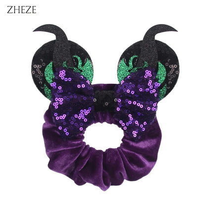 Velvet Mouse Scrunchies - Cute Elastic Ponytail Holders & Hair Accessories for Girls