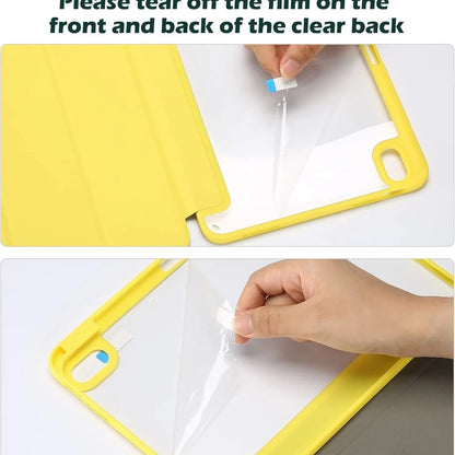 iPad 10th & 11th Gen Case 2022 – Hybrid Slim Tri-Fold Stand Cover with Pencil Holder, Protective Tablet Case