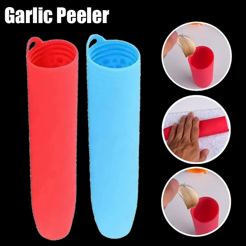 Creative Silicone Garlic Peeler - Easy Peeling Kitchen Tool for Daily Necessities and Household Goods