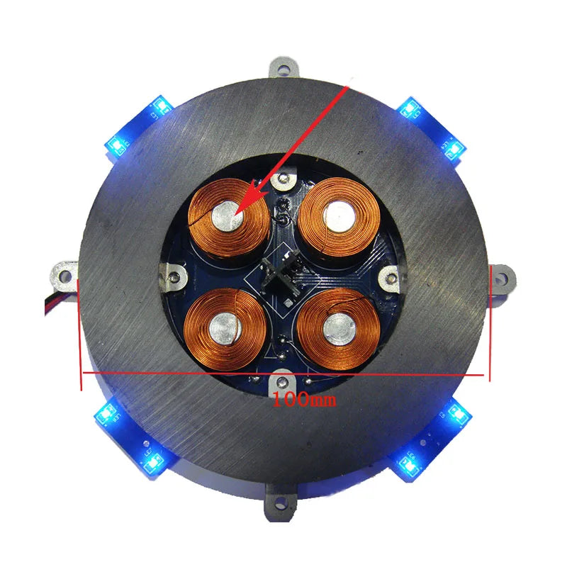 Lusya 500g Magnetic Levitation Module Core – Analog Circuit with LED & Power Supply