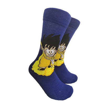 Dragon Ball Anime Socks — Men’s Fashion Cosplay Hip Hop Harajuku Style