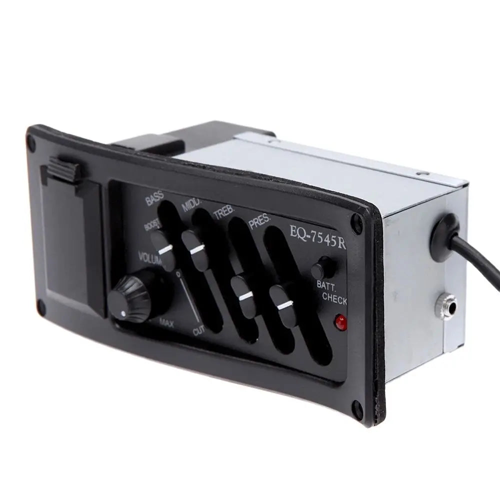 Acoustic Guitar EQ Piezo Pickup & Pre-Amp Unit - EQ-7545R