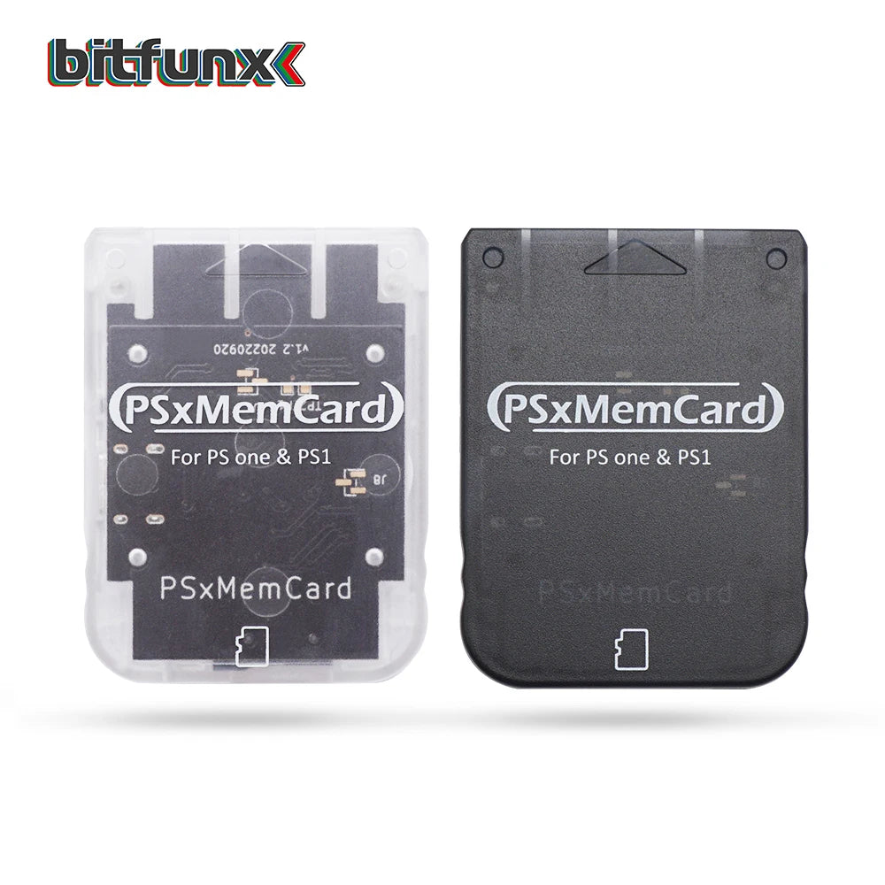Bitfunx PSX Memory Card – PS1 Console Save Game Data for Sony PlayStation 1 & PS One