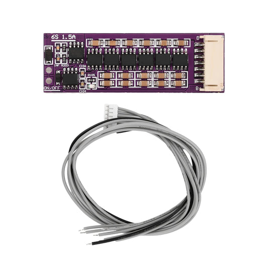 BMS 1.5A Lithium Battery Active Equalizer – 3S to 21S Li-ion, LiFePO4 & LTO Balancer Board with Balance Capacitor