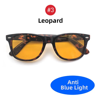 VIVIBEE Blue Light Blocking Glasses – Night Vision Square Computer Eyewear for Men & Women