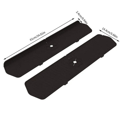 30/24 Inch Silicone Faucet Mat – Large Sink Splash Guard & Countertop Protector for Kitchen & Bathroom