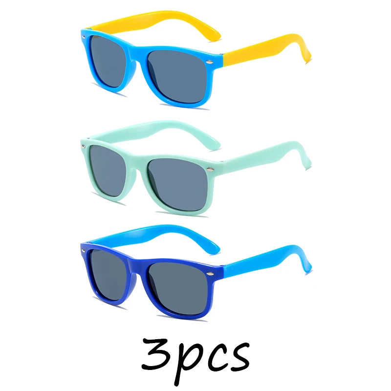 Children’s Colorful Sunglasses – UV Resistant Summer Shades for Boys & Girls