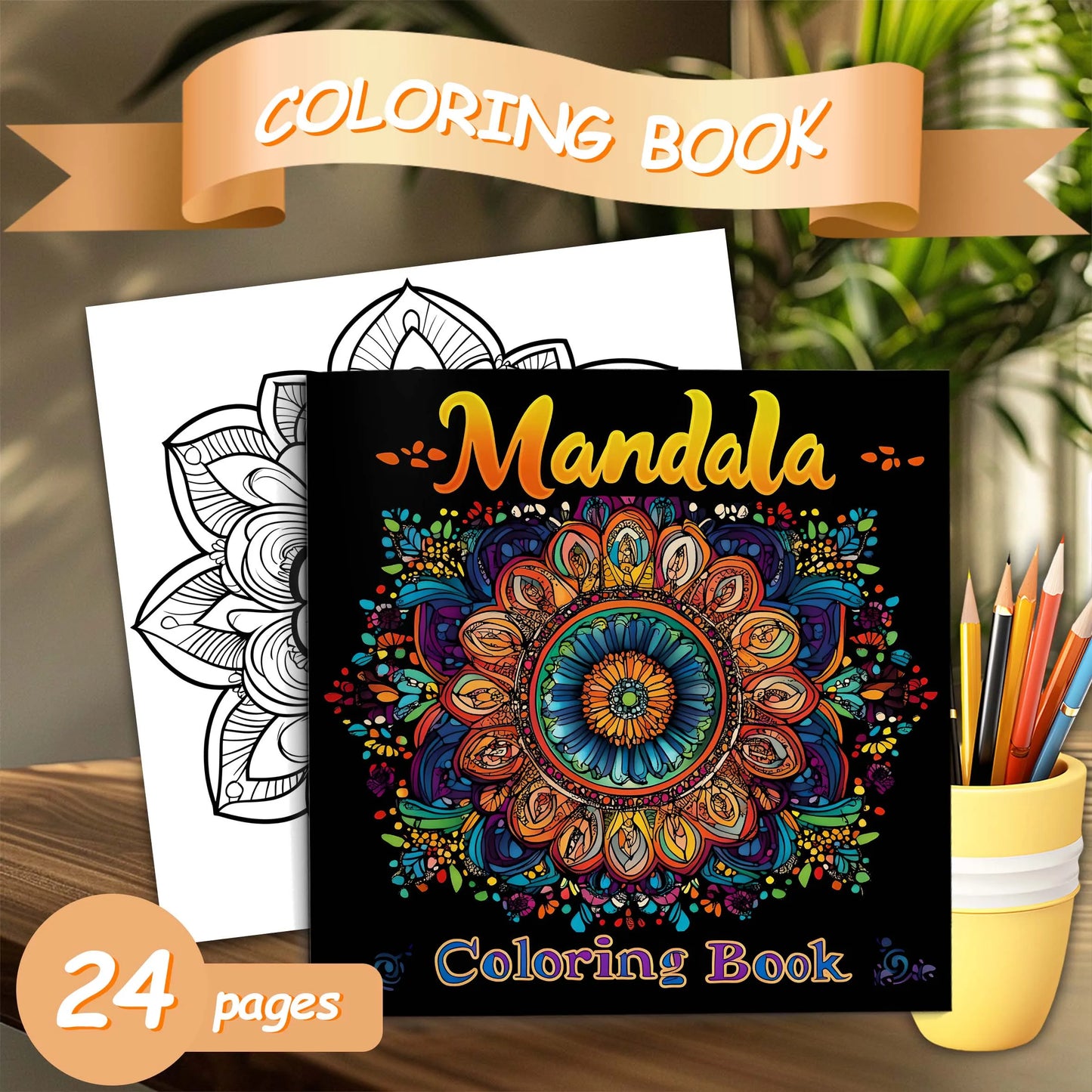 Mandalas Flower Coloring Book for Adults - Stress Relief, Relaxation & Creative Drawing Art Book