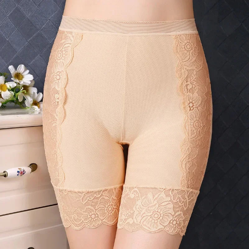 Women’s Seamless Safety Shorts - High-Waist Stretch Slimming Briefs for Comfortable Summer Underwear