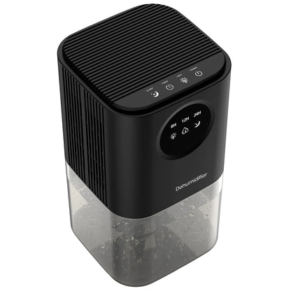 Portable Dehumidifier – 35oz Capacity, Silent Operation, Colorful Lights & Timer Switch for Home & Bedroom