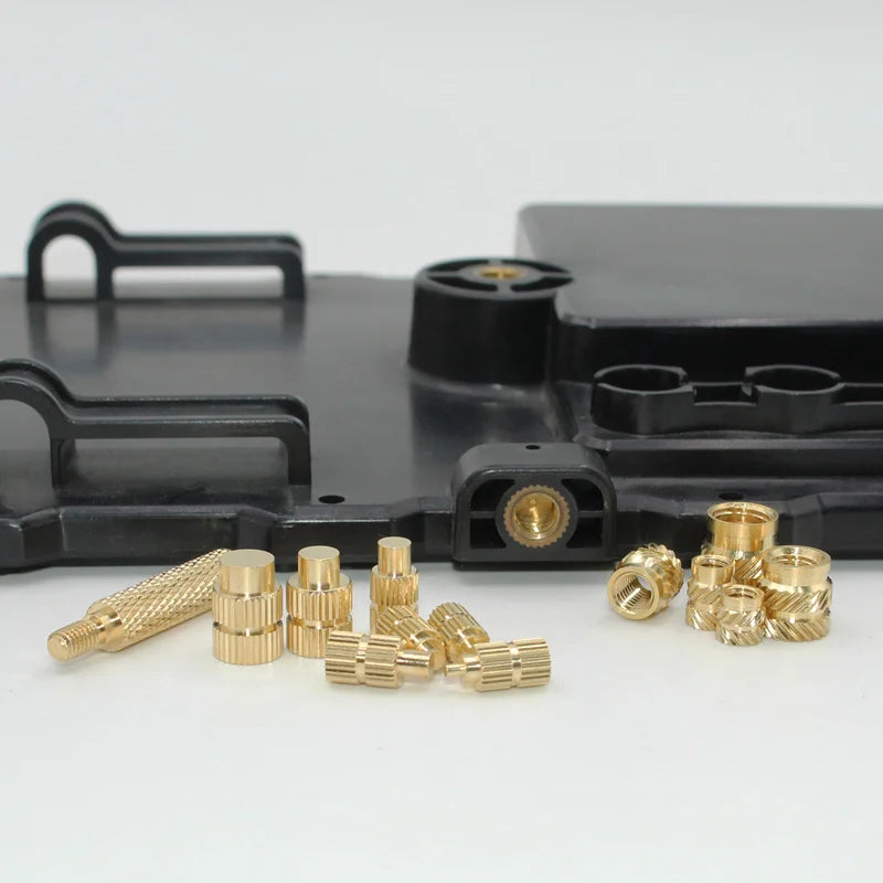 M2 M3 M4 Brass Insert Nuts for Bolt & Screw Implantation – Hot Melt Knurled Thread & Soldering Iron Tip for 3D Printer