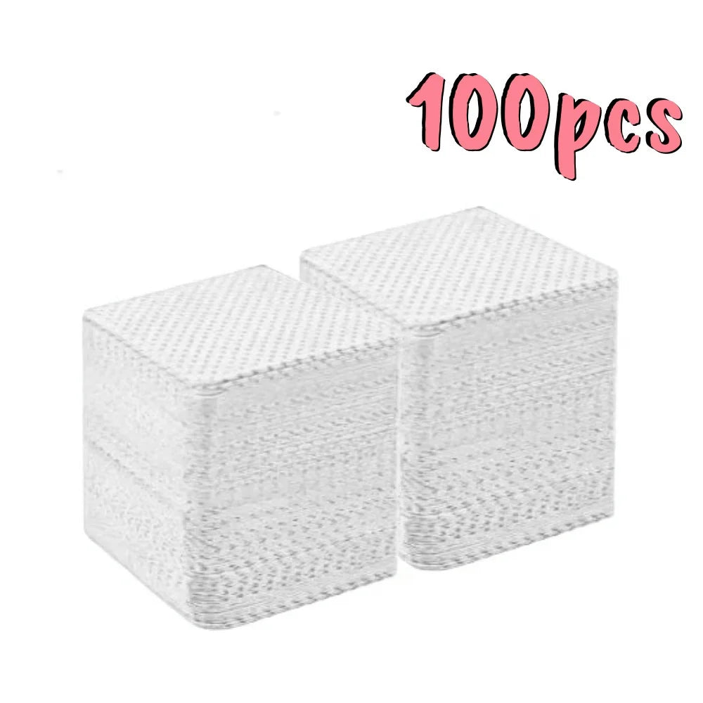 Lint-Free Nail Wipes - Aluminum-Free Gel Cleansing Tissues & Nail Polish Remover Pads for Nail Art Beauty Care