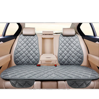 Universal Winter Warm Car Seat Cover Protector Set – 3-Piece Rear Seat Cushion Auto Interior Protection for Cars, SUVs & Vans