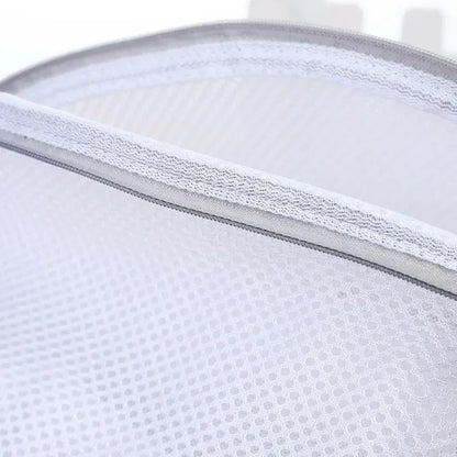 Mesh Laundry Bag for Shoes – Zippered Washing Machine Shoe Storage, Protective Clothes Organizer Box