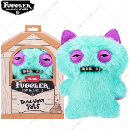 Original Fuggler Ugly Teeth Monsters Plush Toys – Butt Ugly Pets Snowman & Reindeer Dolls for Christmas & Kids Gifts